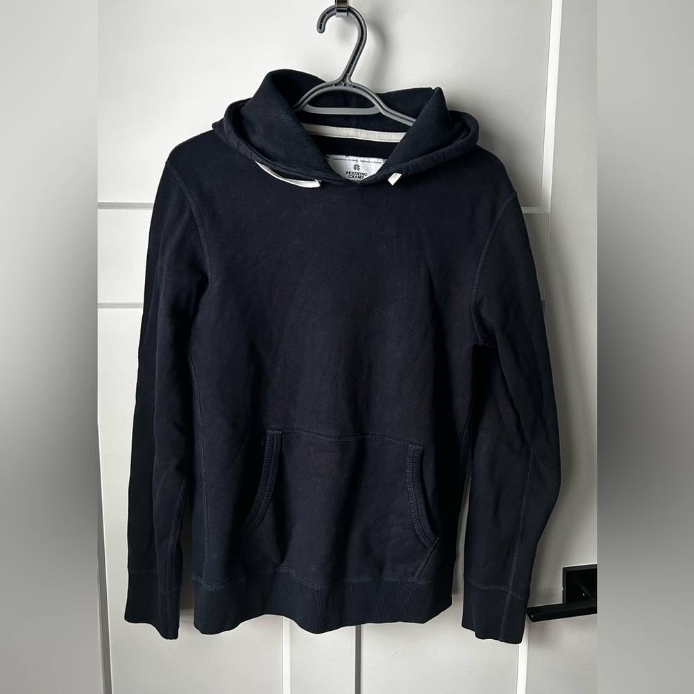 Reining Champ ladies navy Hoodie with Front Pocket